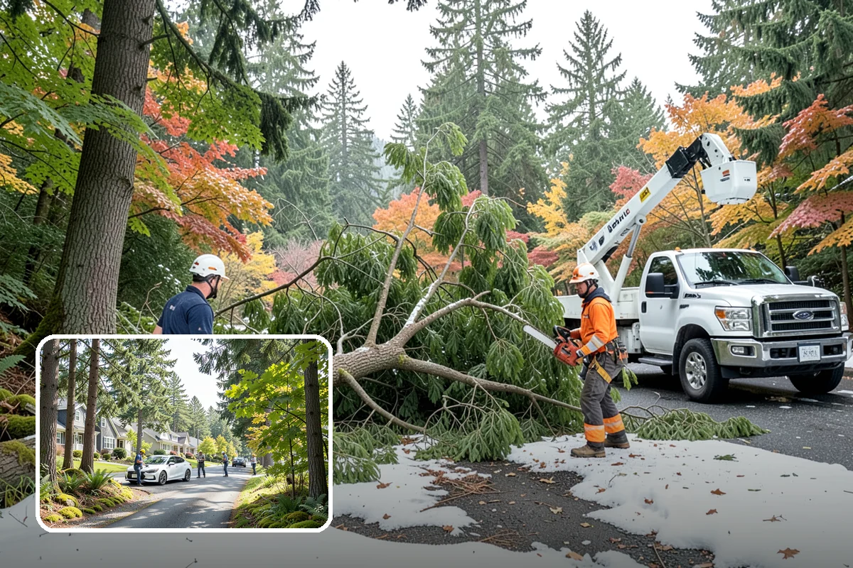 Underbrush clearing in Normandy Park, King County, WA - Improves access and usability of a site