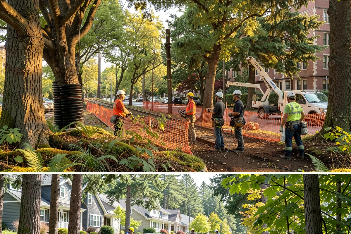 Underbrush clearing in Normandy Park, King County, WA - This work can generally be performed year-round in the Puget Sound region but may require special equipment or timing...