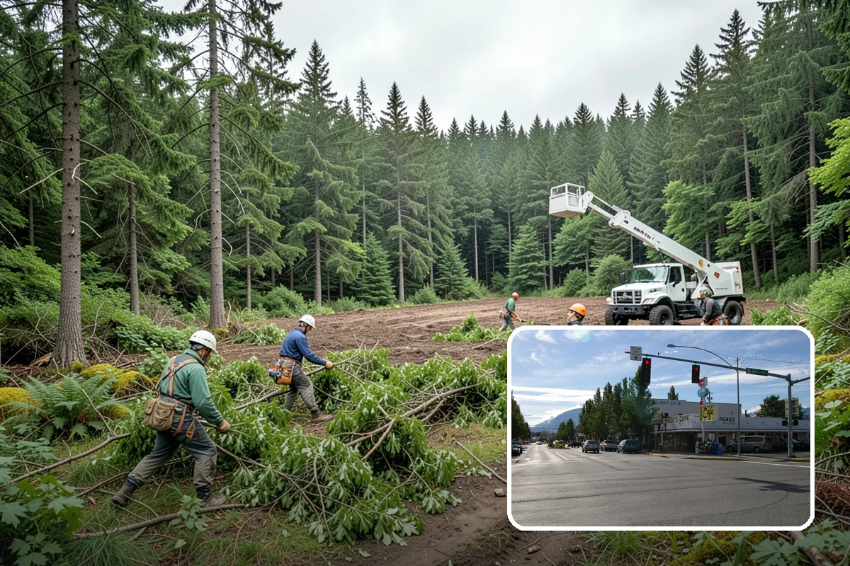 Underbrush clearing in North Bend, King County, WA - Improves access and usability of a site