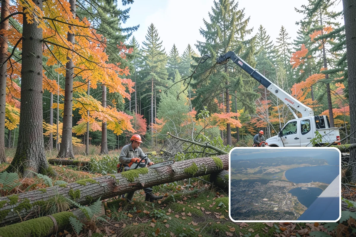 Underbrush clearing in Oak Harbor, Island County, WA - Improves access and usability of a site