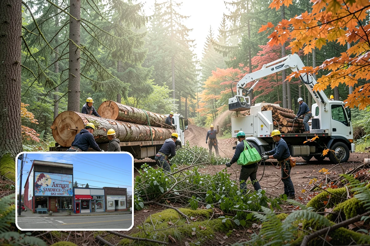 Underbrush clearing in Ruston, Pierce County, WA - Improves access and usability of a site