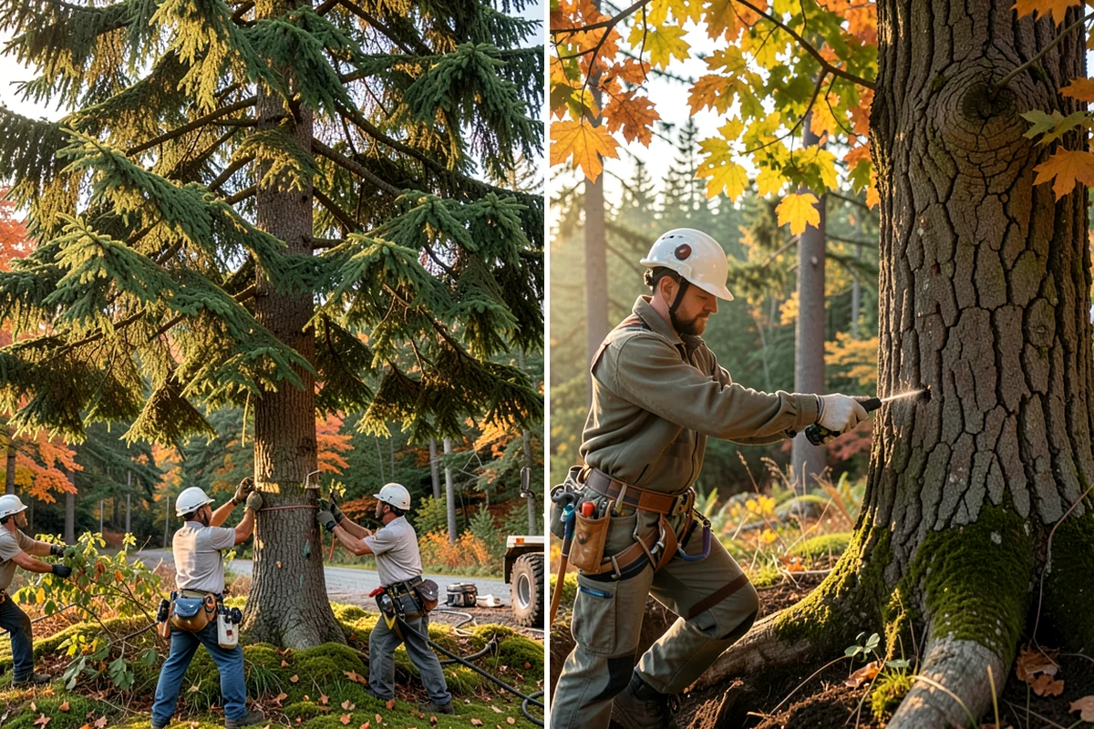 Underbrush clearing in SeaTac, King County, WA - Assess the site and mark features to protect
