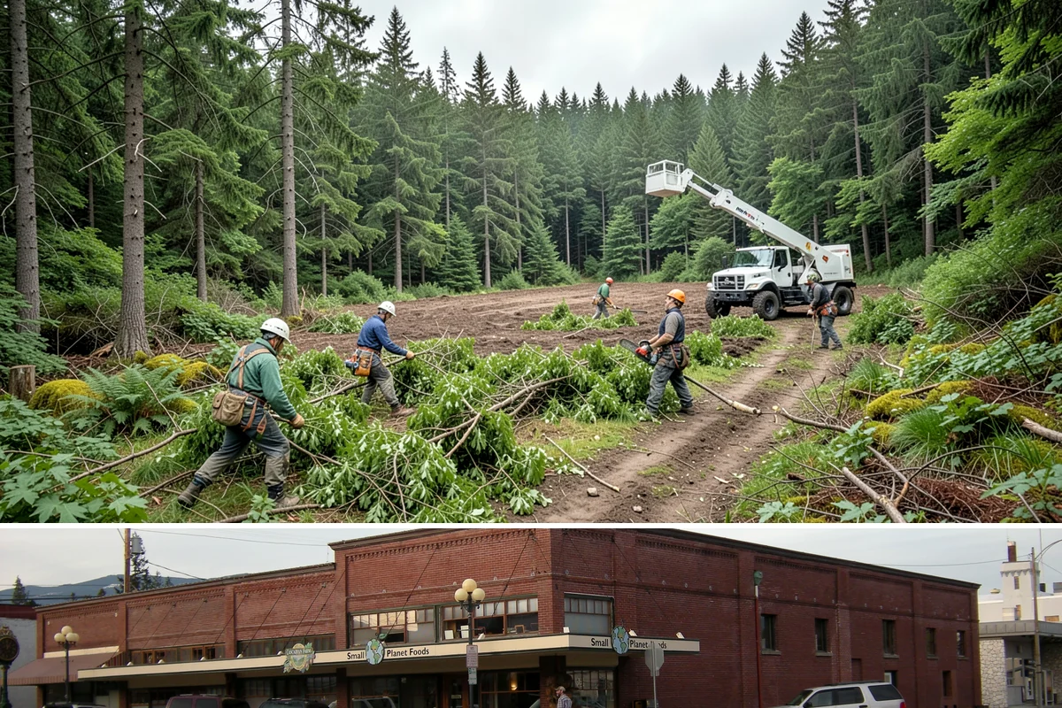 Underbrush clearing in Sedro-Woolley, Skagit County, WA - This work can generally be performed year-round in the Puget Sound region but may require special equipment or timing...
