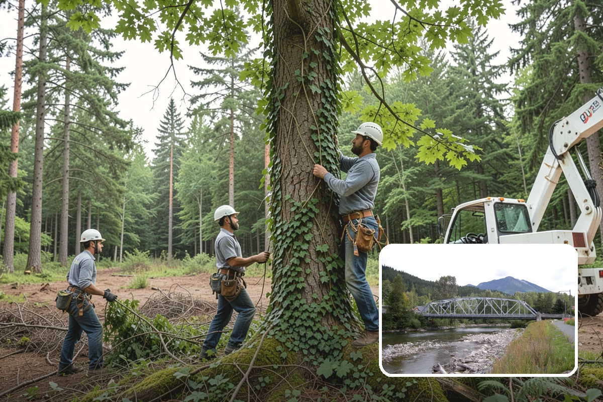 Underbrush clearing in Skykomish, King County, WA - Improves access and usability of a site