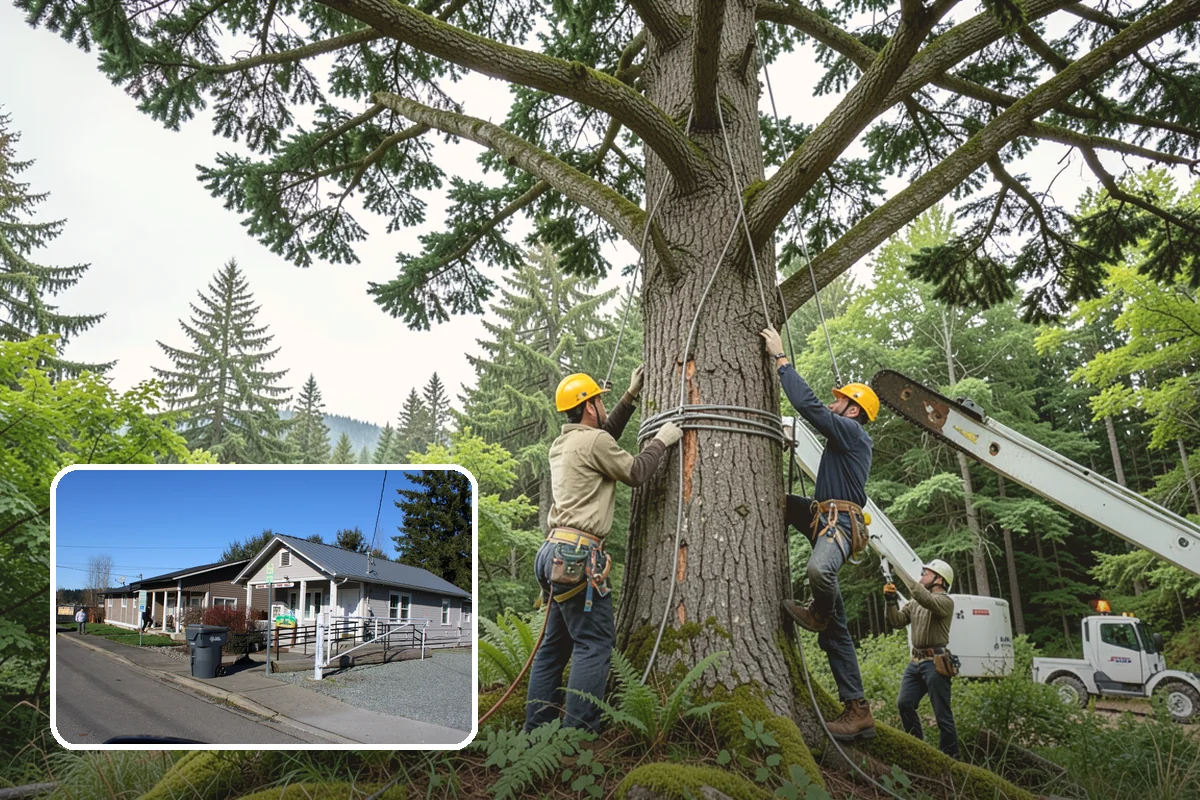 Underbrush clearing in South Prairie, Pierce County, WA - Improves access and usability of a site