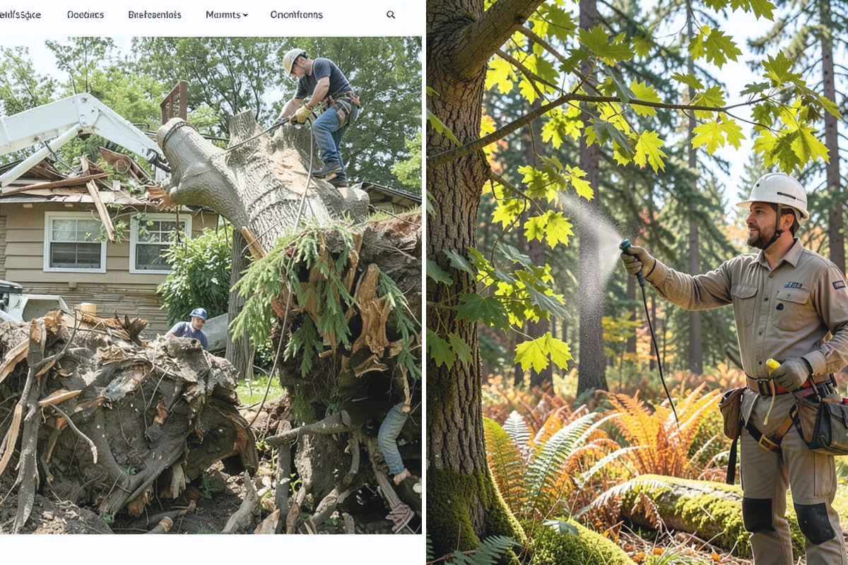 Underbrush clearing in South Prairie, Pierce County, WA - Assess the site and mark features to protect