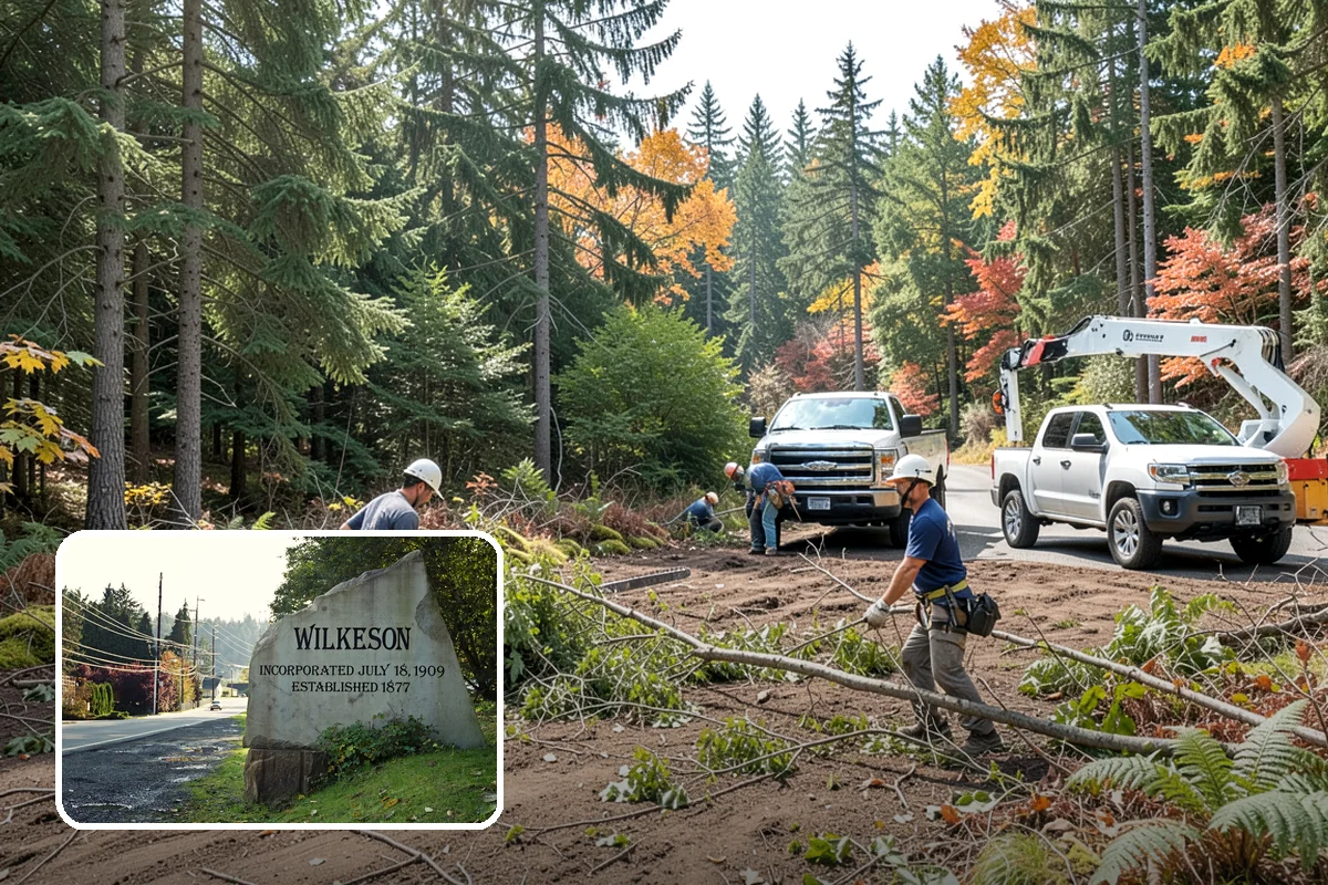 Underbrush clearing in Wilkeson, Pierce County, WA - Improves access and usability of a site