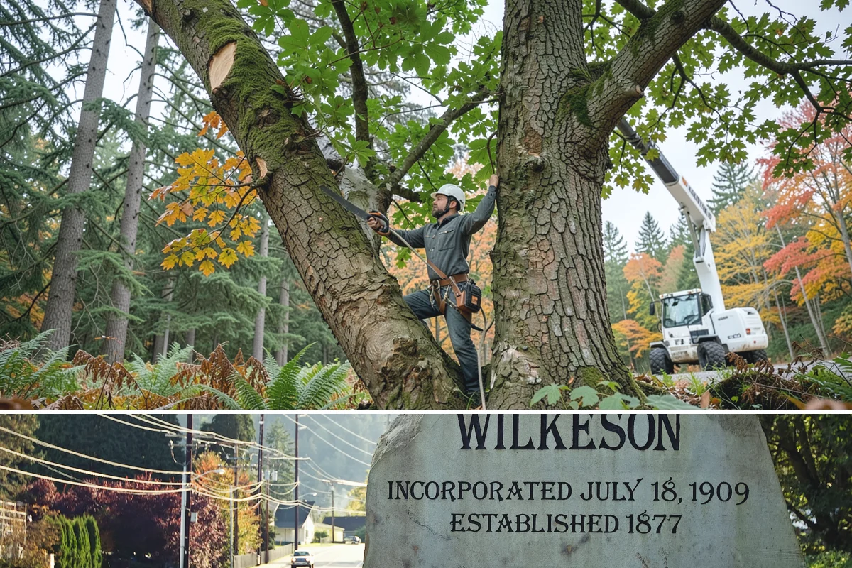 Underbrush clearing in Wilkeson, Pierce County, WA - This work can generally be performed year-round in the Puget Sound region but may require special equipment or timing...