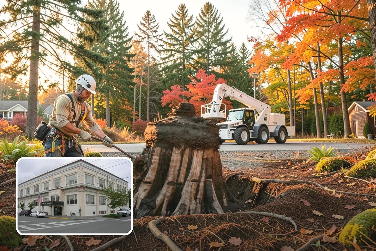 Utility line clearance pruning in Anacortes, Skagit County, WA - Improves tree structure, health, and appearance