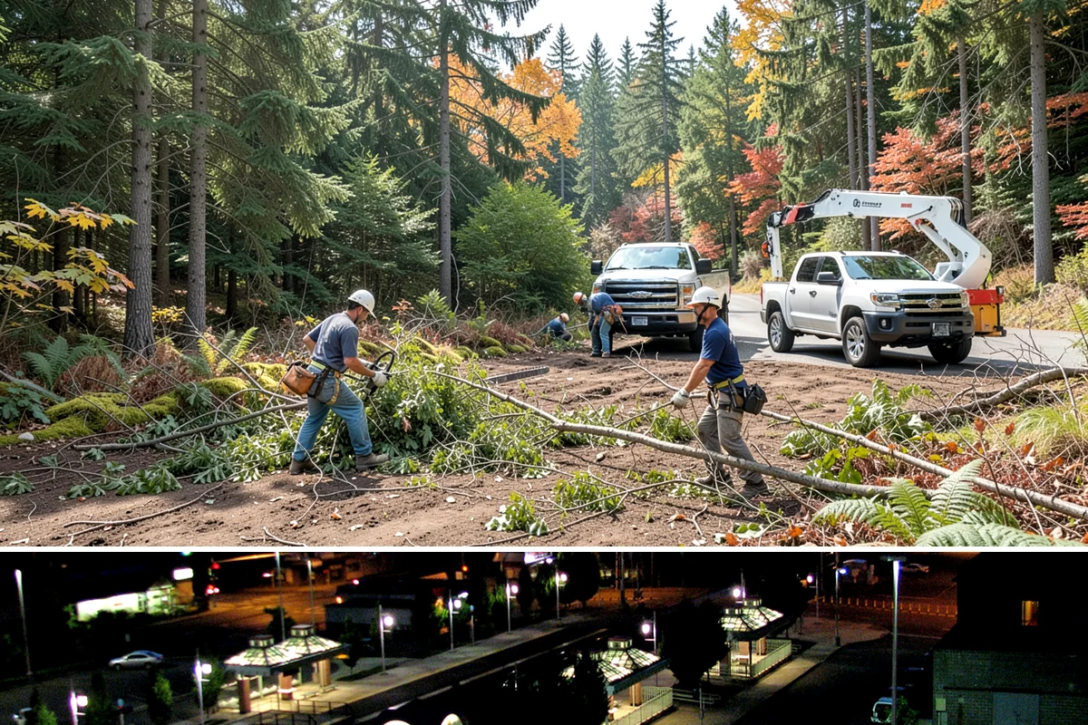 Utility line clearance pruning in Auburn, King County, WA - Work should follow recognized arboricultural standards matched to specific species timing sensitivities within the Puget Sound...