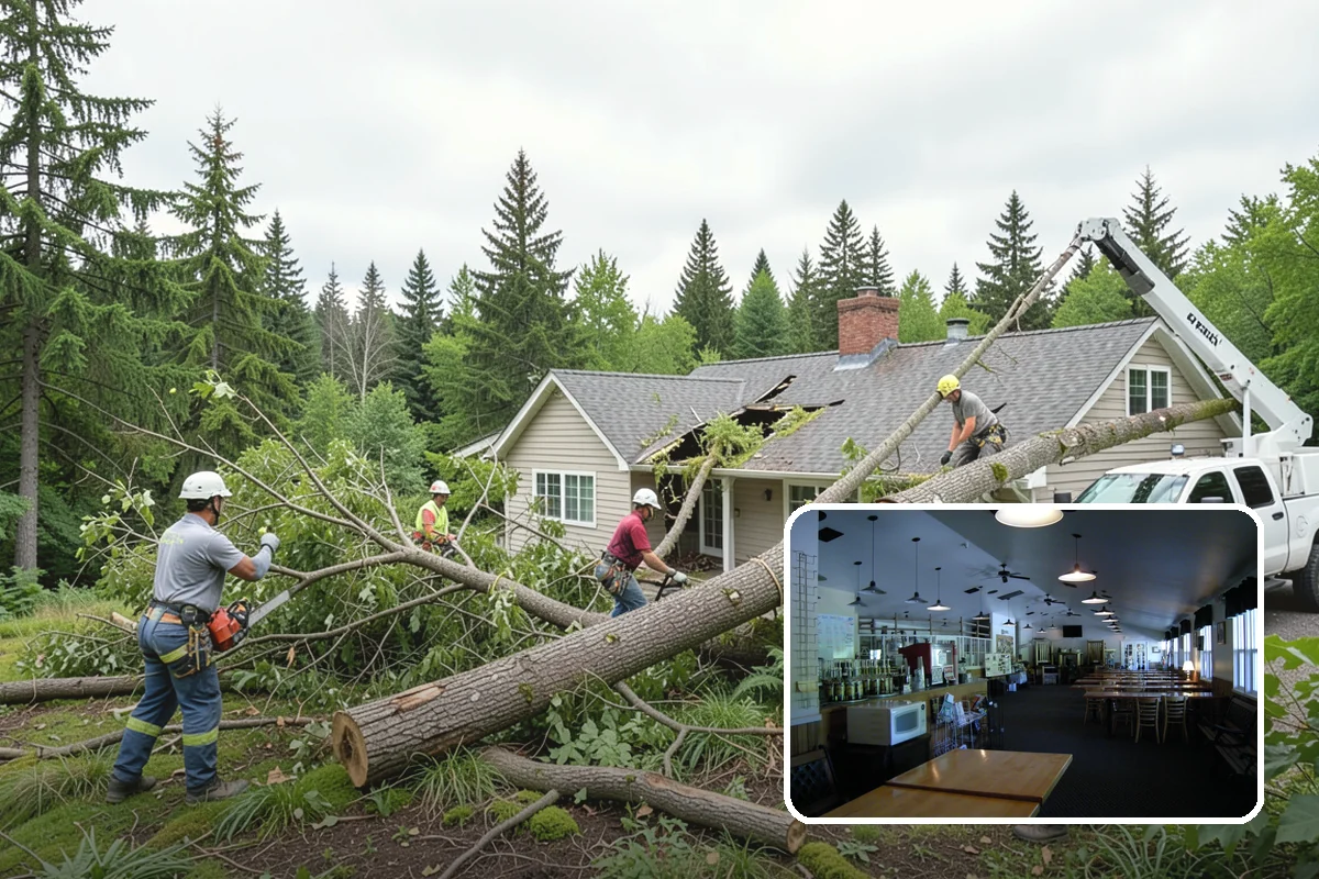 Utility line clearance pruning in Black Diamond, King County, WA - Improves tree structure, health, and appearance