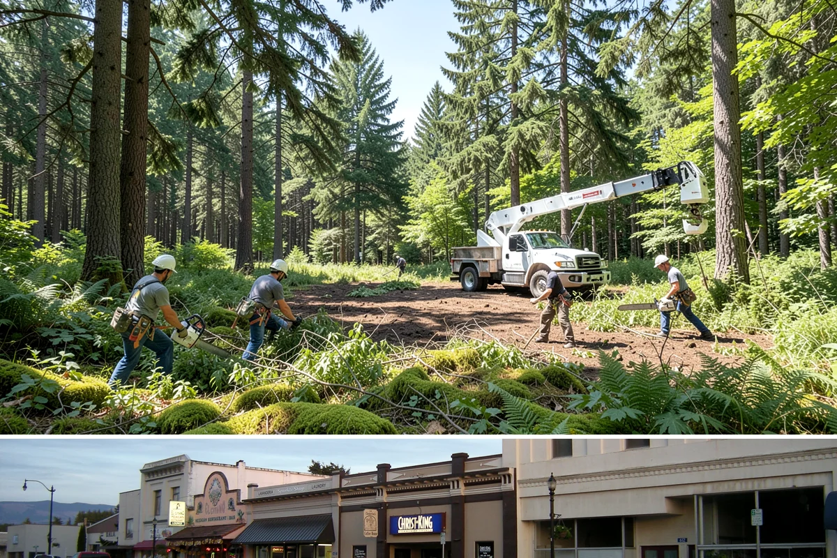 Utility line clearance pruning in Burlington, Skagit County, WA - Work should follow recognized arboricultural standards matched to specific species timing sensitivities within the Puget Sound...