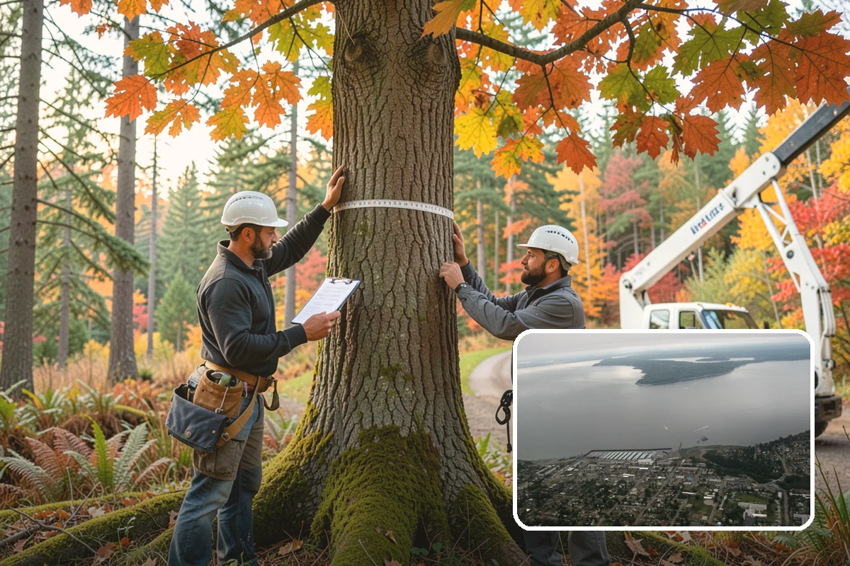 Utility line clearance pruning in Des Moines, King County, WA - Improves tree structure, health, and appearance