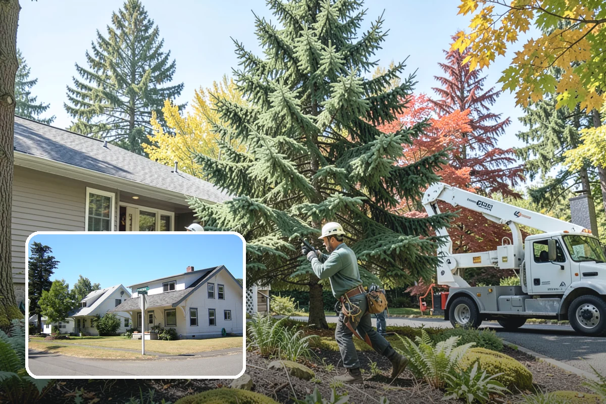 Utility line clearance pruning in DuPont, Pierce County, WA - Improves tree structure, health, and appearance
