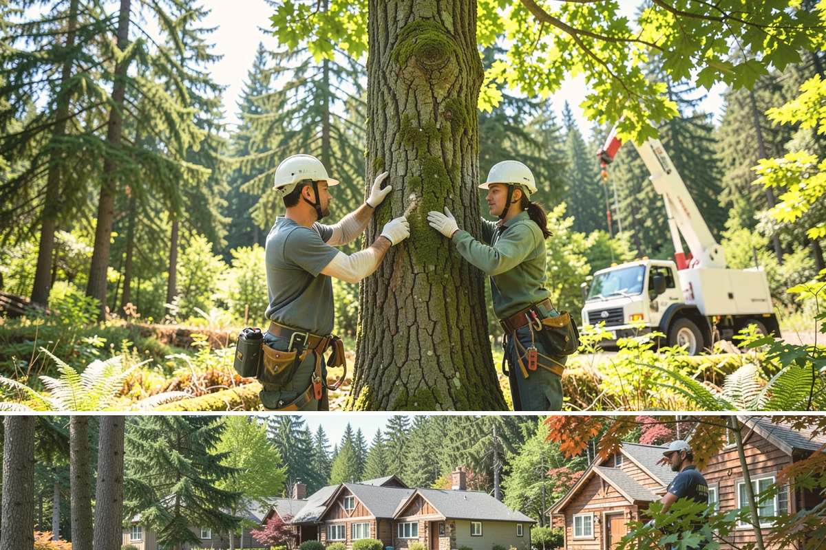 Utility line clearance pruning in Edgewood, Pierce County, WA - Work should follow recognized arboricultural standards matched to specific species timing sensitivities within the Puget Sound...