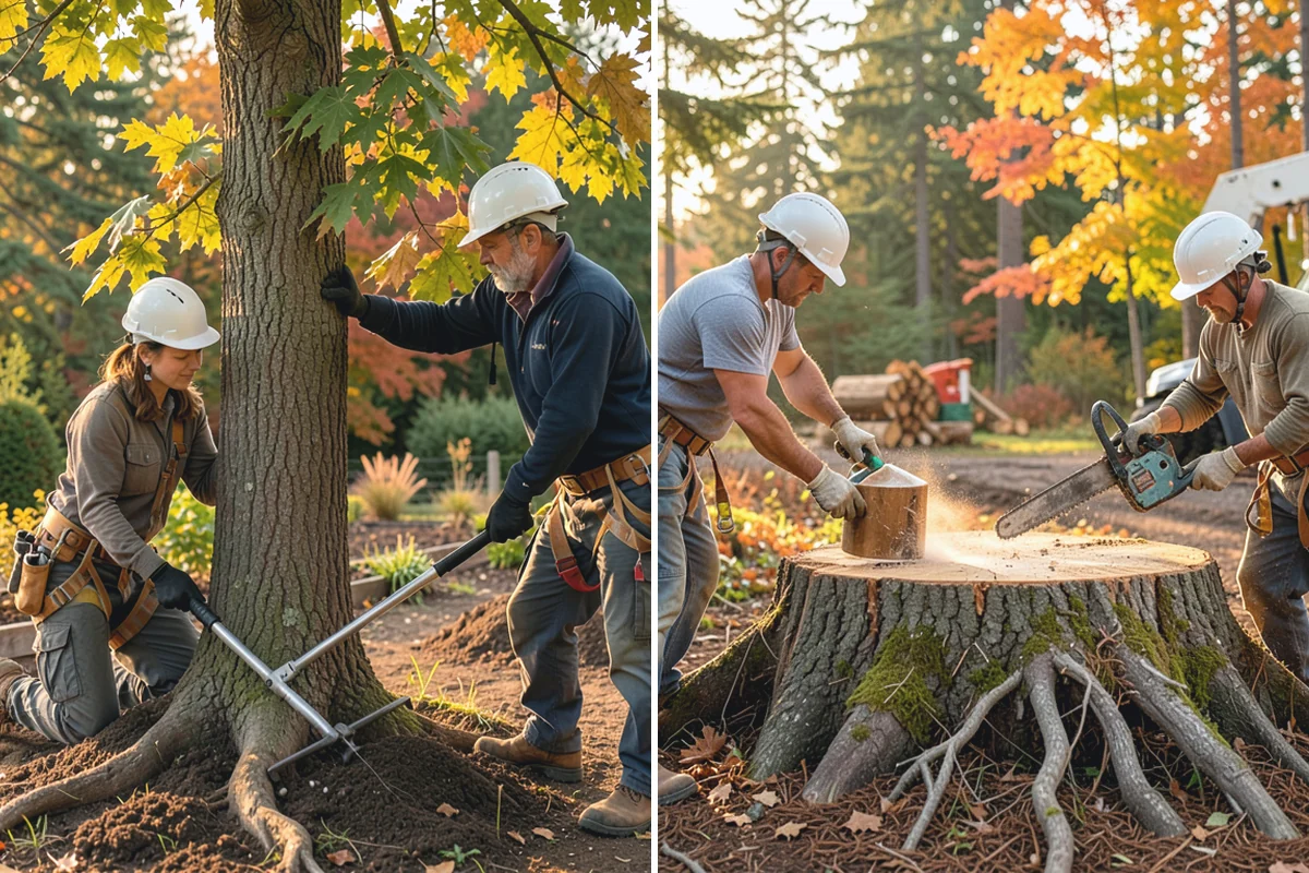 Utility line clearance pruning in Gold Bar, Snohomish County, WA - Assess canopy condition and pruning objectives