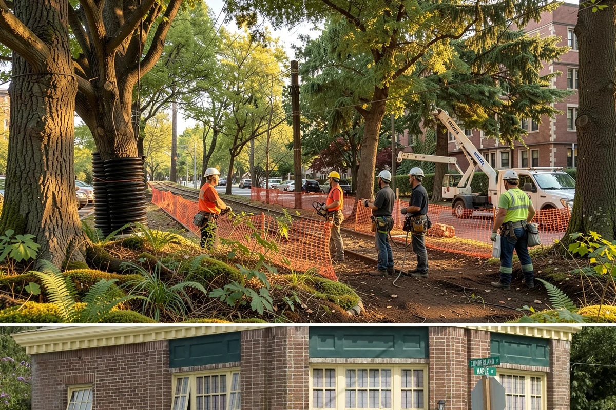 Utility line clearance pruning in Hamilton, Skagit County, WA - Work should follow recognized arboricultural standards matched to specific species timing sensitivities within the Puget Sound...