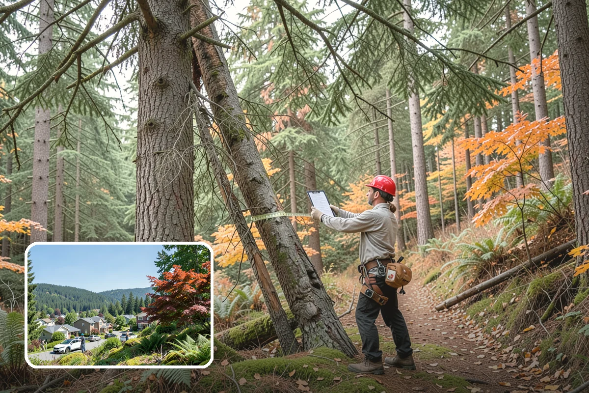 Utility line clearance pruning in Index, Snohomish County, WA - Improves tree structure, health, and appearance