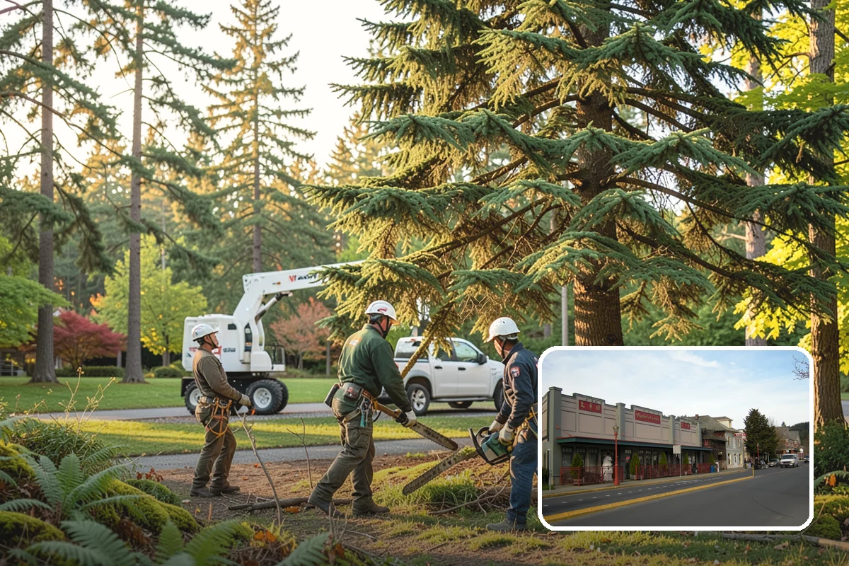 Utility line clearance pruning in Issaquah, King County, WA - Improves tree structure, health, and appearance