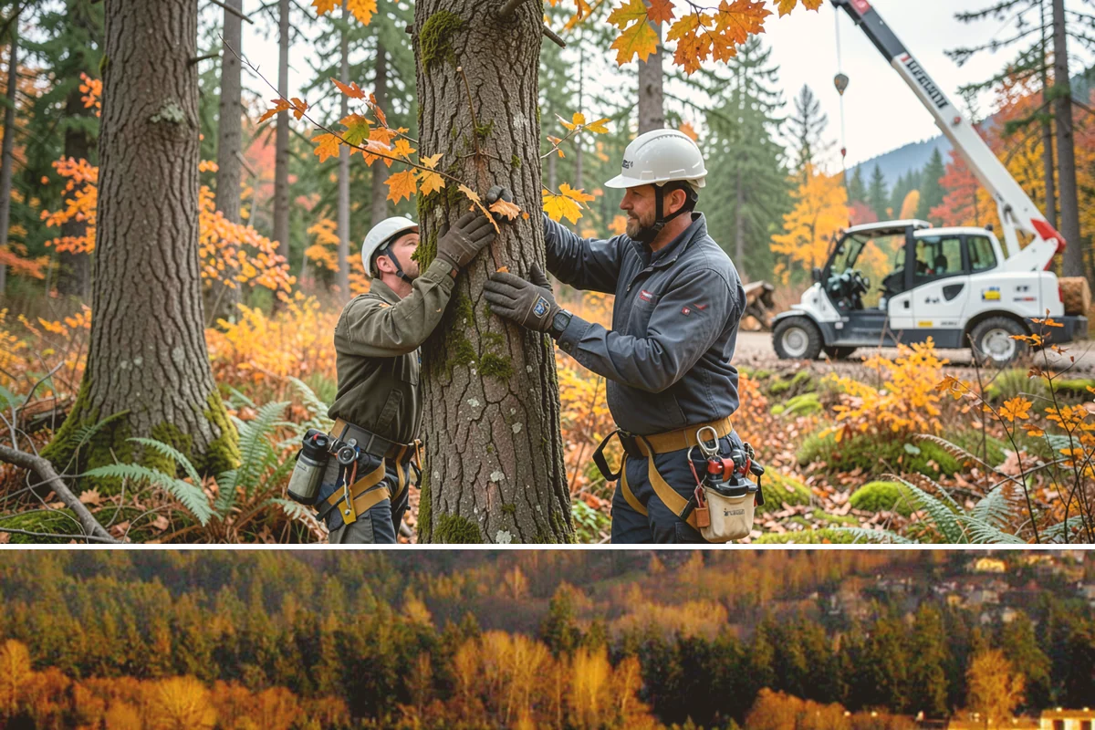 Utility line clearance pruning in Kenmore, King County, WA - Work should follow recognized arboricultural standards matched to specific species timing sensitivities within the Puget Sound...