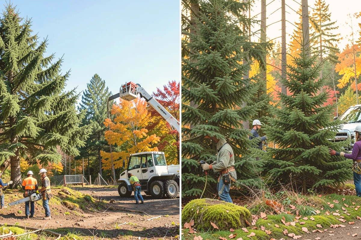 Utility line clearance pruning in Kent, King County, WA - Assess canopy condition and pruning objectives
