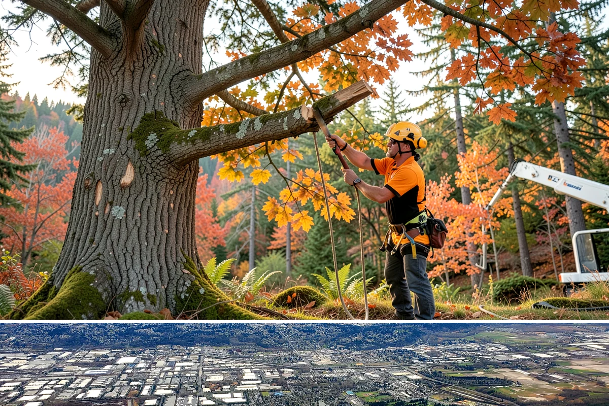 Utility line clearance pruning in Kent, King County, WA - Work should follow recognized arboricultural standards matched to specific species timing sensitivities within the Puget Sound...