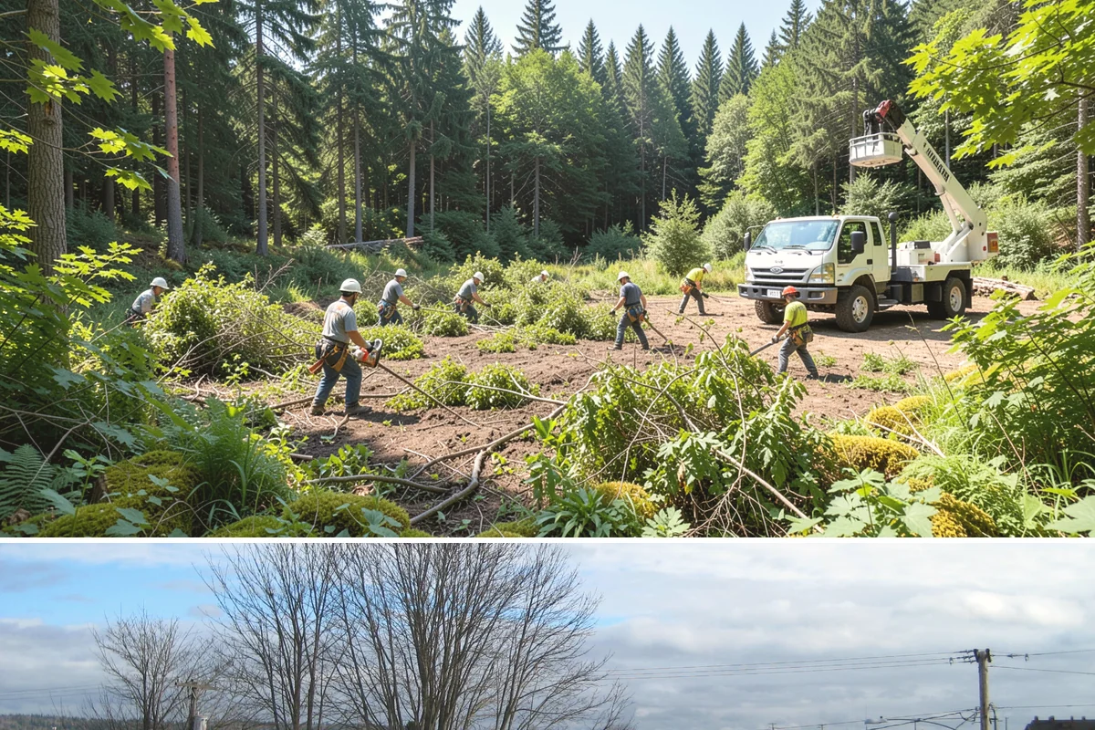 Utility line clearance pruning in Langley, Island County, WA - Work should follow recognized arboricultural standards matched to specific species timing sensitivities within the Puget Sound...