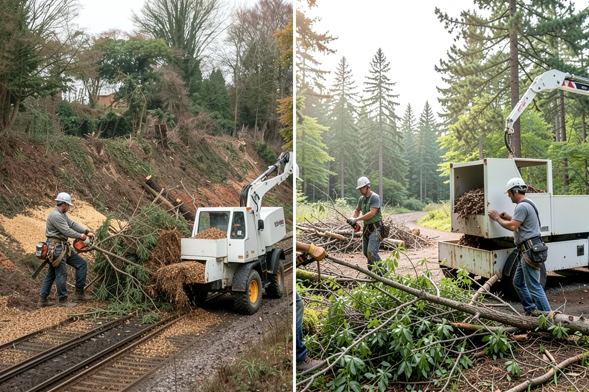 Utility line clearance pruning in Maple Valley, King County, WA - Assess canopy condition and pruning objectives