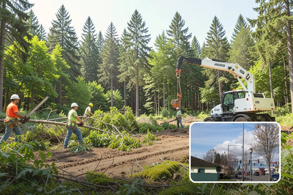Utility line clearance pruning in Marysville, Snohomish County, WA - Improves tree structure, health, and appearance