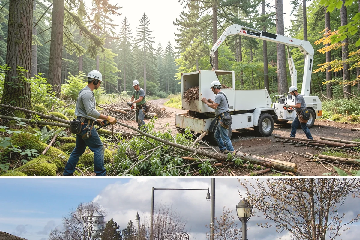 Utility line clearance pruning in Marysville, Snohomish County, WA - Work should follow recognized arboricultural standards matched to specific species timing sensitivities within the Puget Sound...