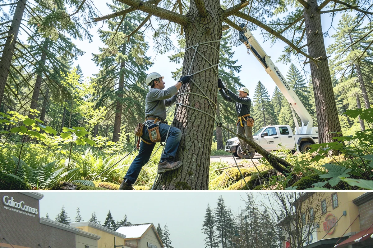 Utility line clearance pruning in Mill Creek, Snohomish County, WA - Work should follow recognized arboricultural standards matched to specific species timing sensitivities within the Puget Sound...