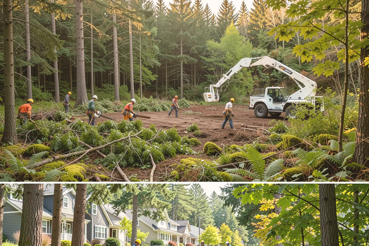Utility line clearance pruning in Normandy Park, King County, WA - Work should follow recognized arboricultural standards matched to specific species timing sensitivities within the Puget Sound...
