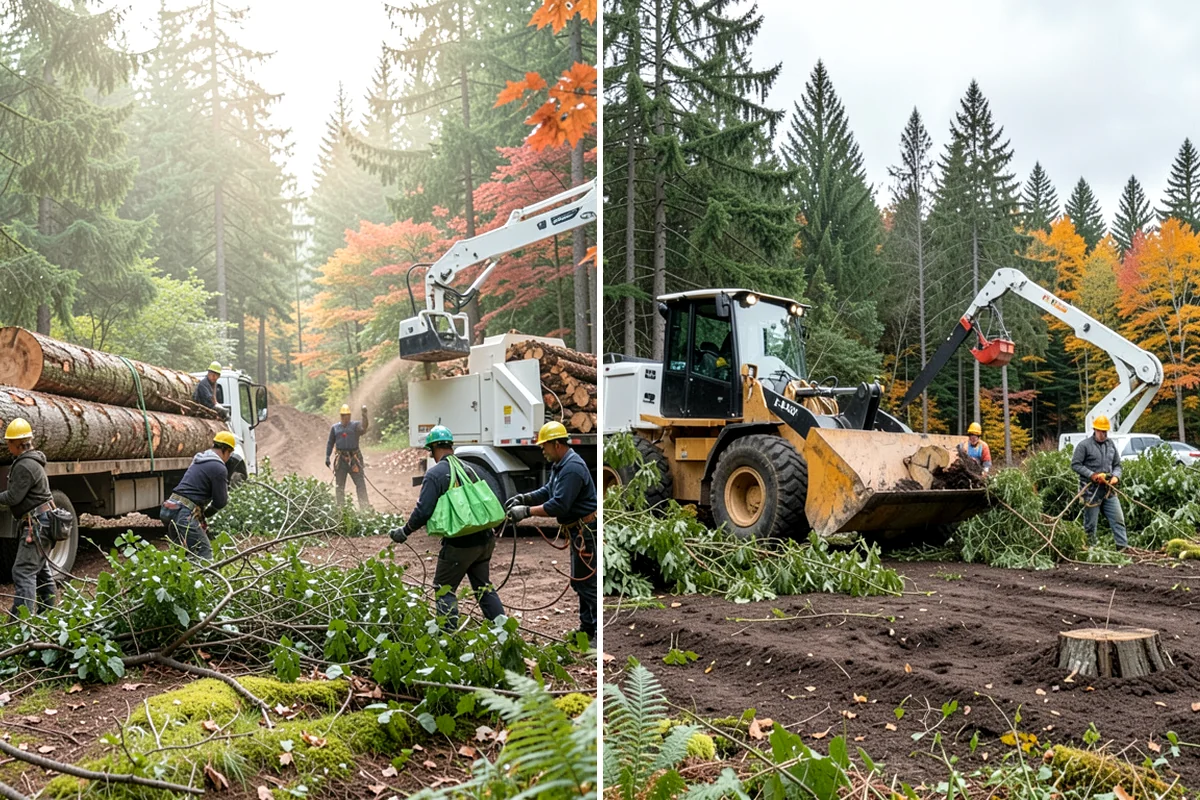 Utility line clearance pruning in Puyallup, Pierce County, WA - Assess canopy condition and pruning objectives