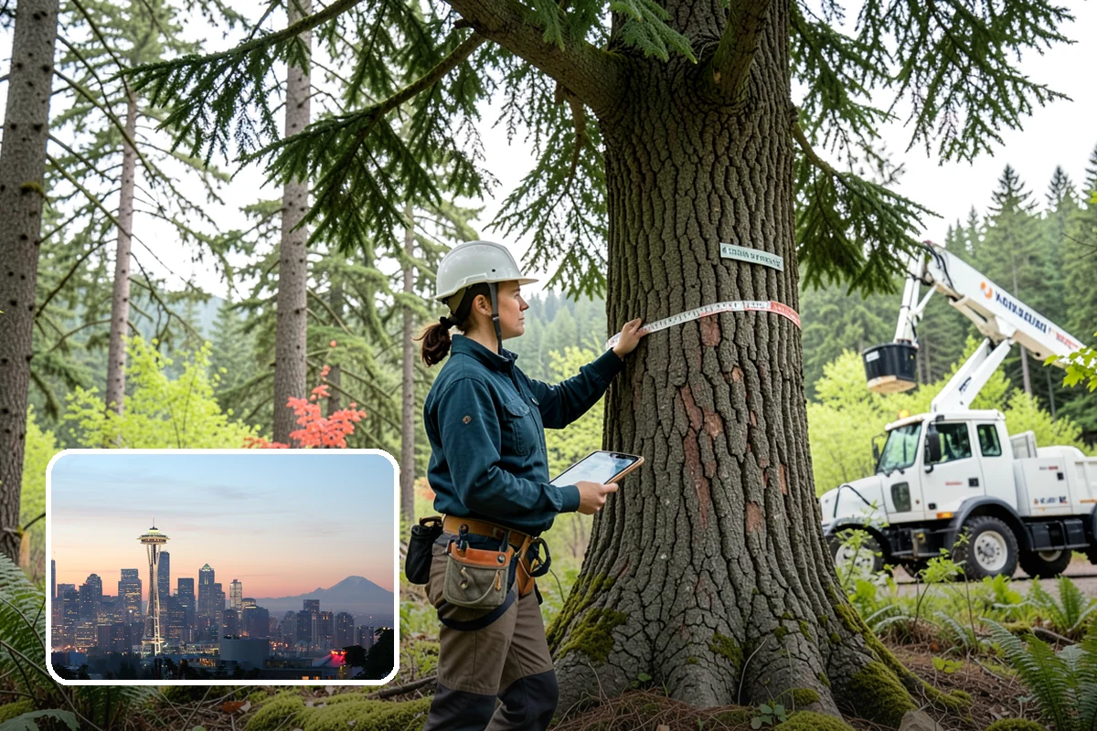 Utility line clearance pruning in Seattle, King County, WA - Improves tree structure, health, and appearance