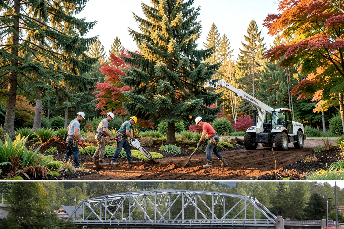 Utility line clearance pruning in Skykomish, King County, WA - Work should follow recognized arboricultural standards matched to specific species timing sensitivities within the Puget Sound...