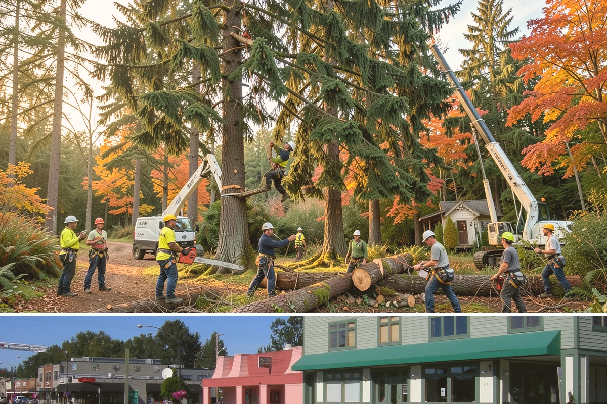 Utility line clearance pruning in Snoqualmie, King County, WA - Work should follow recognized arboricultural standards matched to specific species timing sensitivities within the Puget Sound...