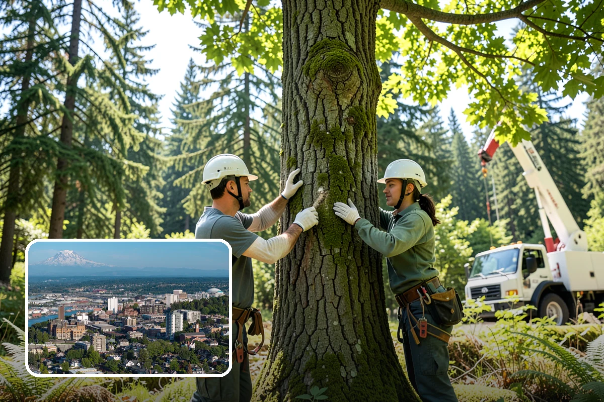Utility line clearance pruning in Tacoma, Pierce County, WA - Improves tree structure, health, and appearance