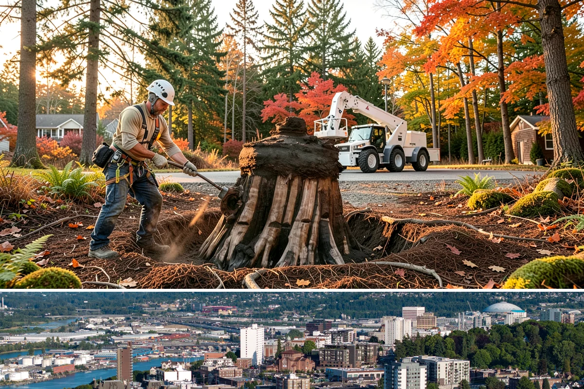 Utility line clearance pruning in Tacoma, Pierce County, WA - Work should follow recognized arboricultural standards matched to specific species timing sensitivities within the Puget Sound...