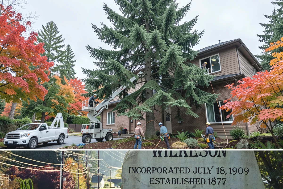 Utility line clearance pruning in Wilkeson, Pierce County, WA - Work should follow recognized arboricultural standards matched to specific species timing sensitivities within the Puget Sound...