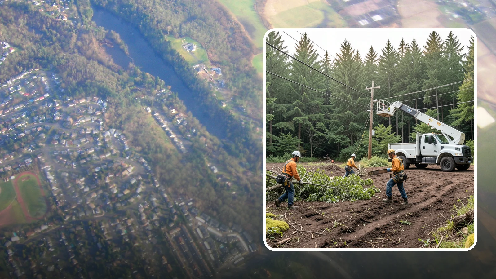 Utility Vegetation Management in Algona, King County, WA - The ongoing management of vegetation around utility infrastructure.