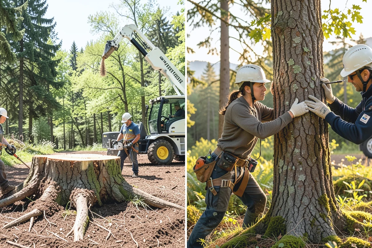 Utility Vegetation Management in Auburn, King County, WA - Assess the site and mark features to protect