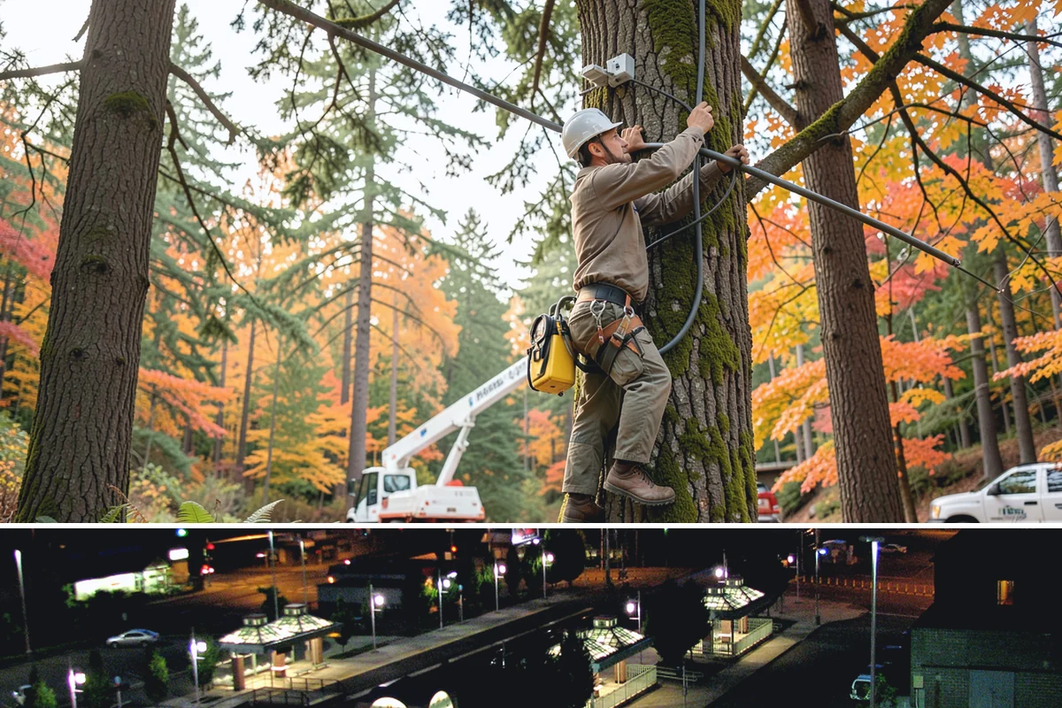 Utility Vegetation Management in Auburn, King County, WA - Work can generally proceed year-round in the Puget Sound climate but must be paused during wet seasons to prevent equipment...