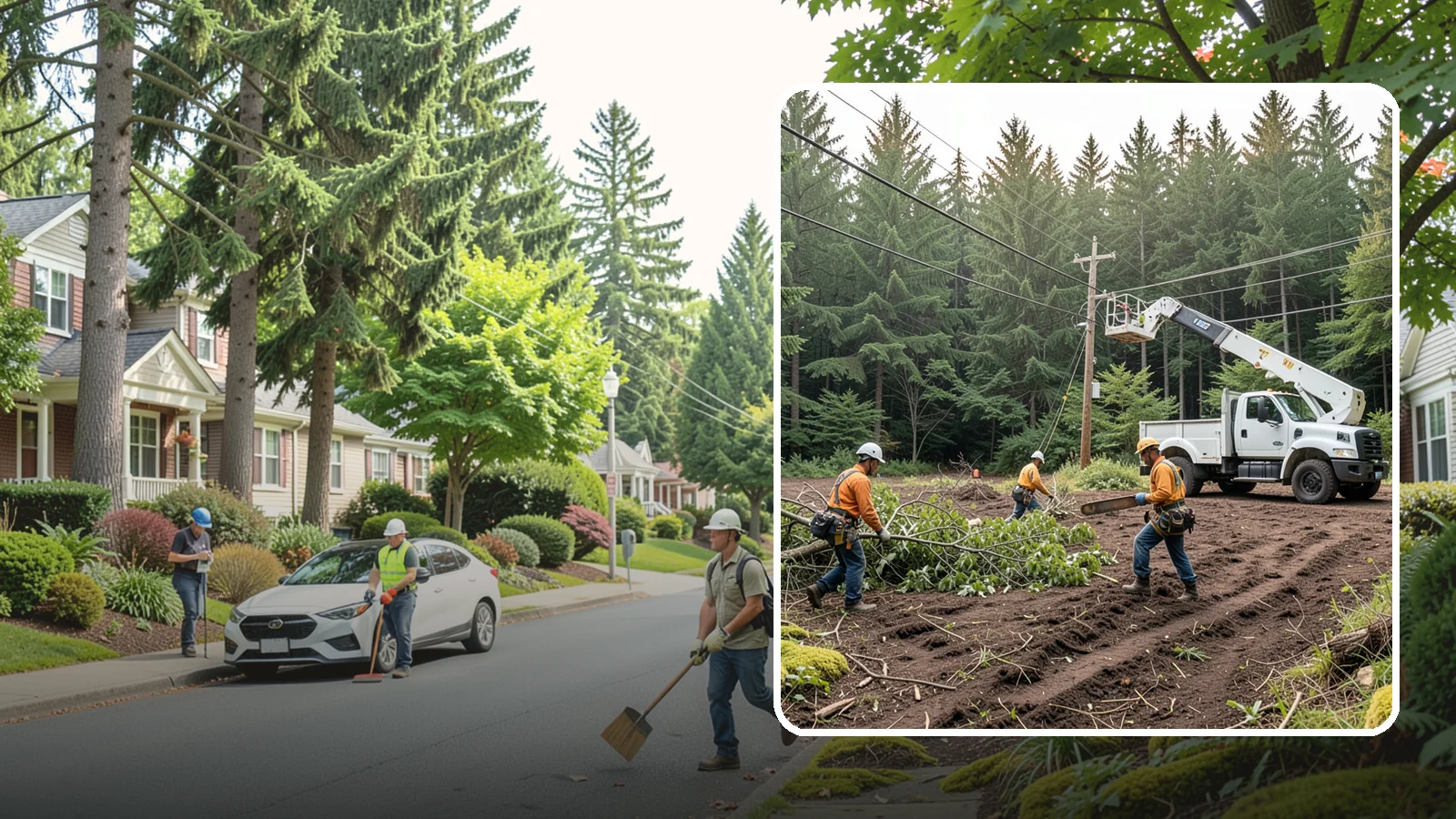 Utility Vegetation Management in Beaux Arts Village, King County, WA - The ongoing management of vegetation around utility infrastructure.