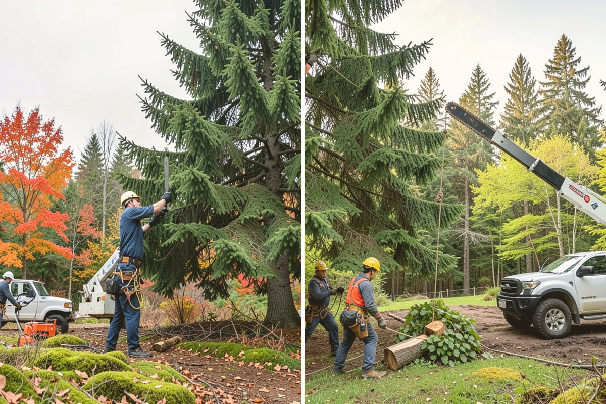 Utility Vegetation Management in Bellevue, King County, WA - Assess the site and mark features to protect