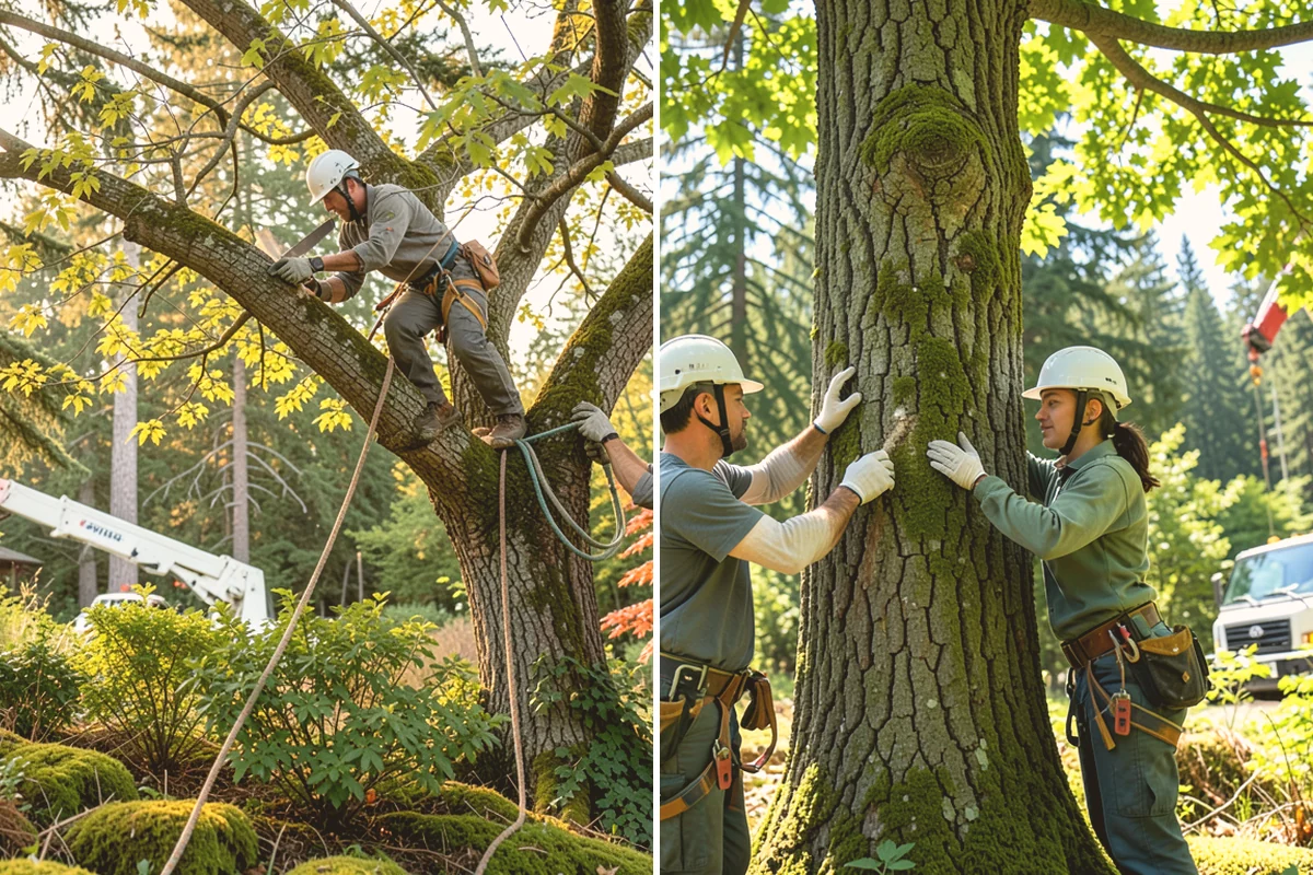 Utility Vegetation Management in Brier, Snohomish County, WA - Assess the site and mark features to protect