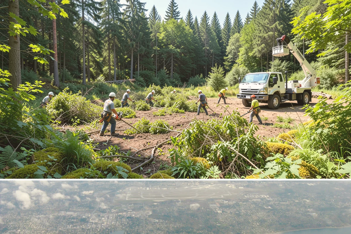 Utility Vegetation Management in Burien, King County, WA - Work can generally proceed year-round in the Puget Sound climate but must be paused during wet seasons to prevent equipment...