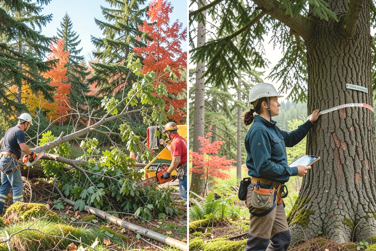 Utility Vegetation Management in Carnation, King County, WA - Assess the site and mark features to protect