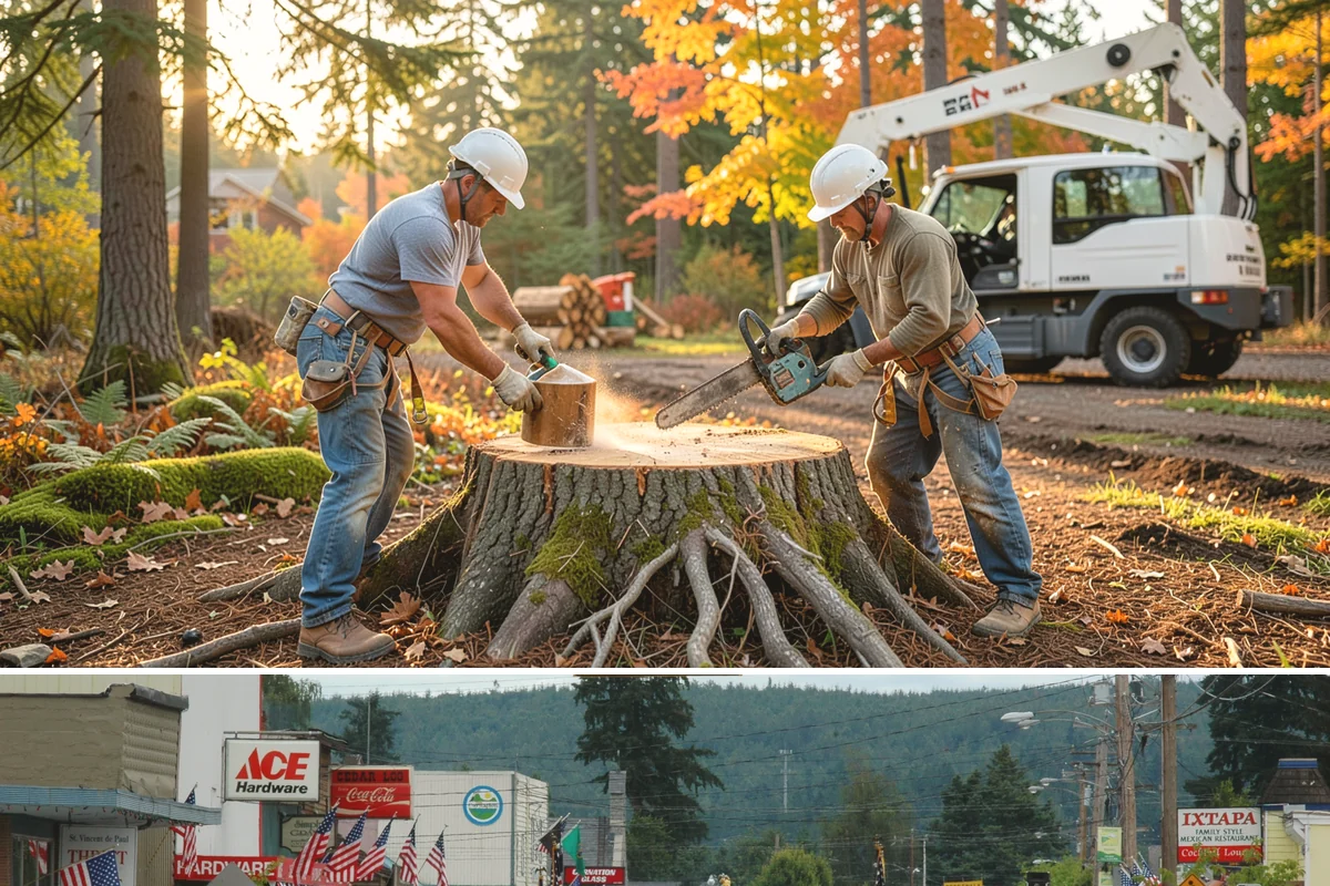 Utility Vegetation Management in Carnation, King County, WA - Work can generally proceed year-round in the Puget Sound climate but must be paused during wet seasons to prevent equipment...