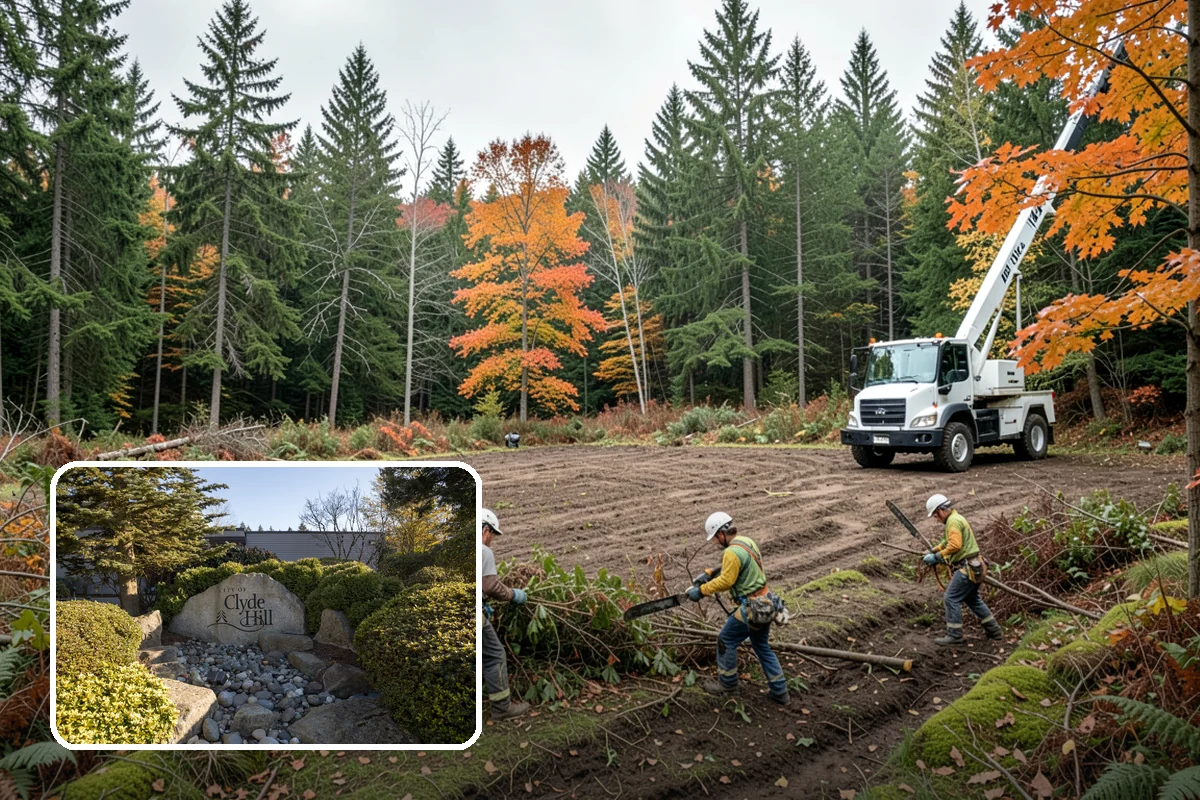 Utility Vegetation Management in Clyde Hill, King County, WA - Improves access and usability of a site