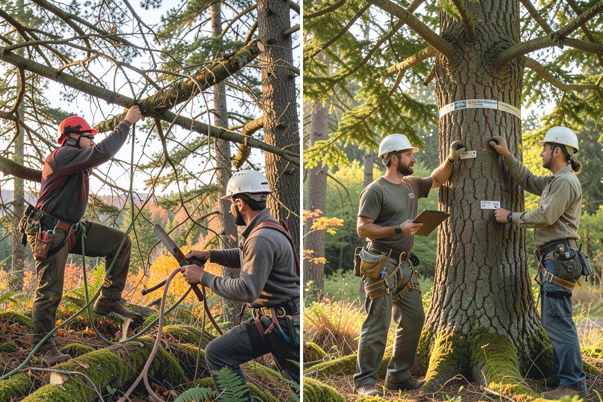 Utility Vegetation Management in Darrington, Snohomish County, WA - Assess the site and mark features to protect